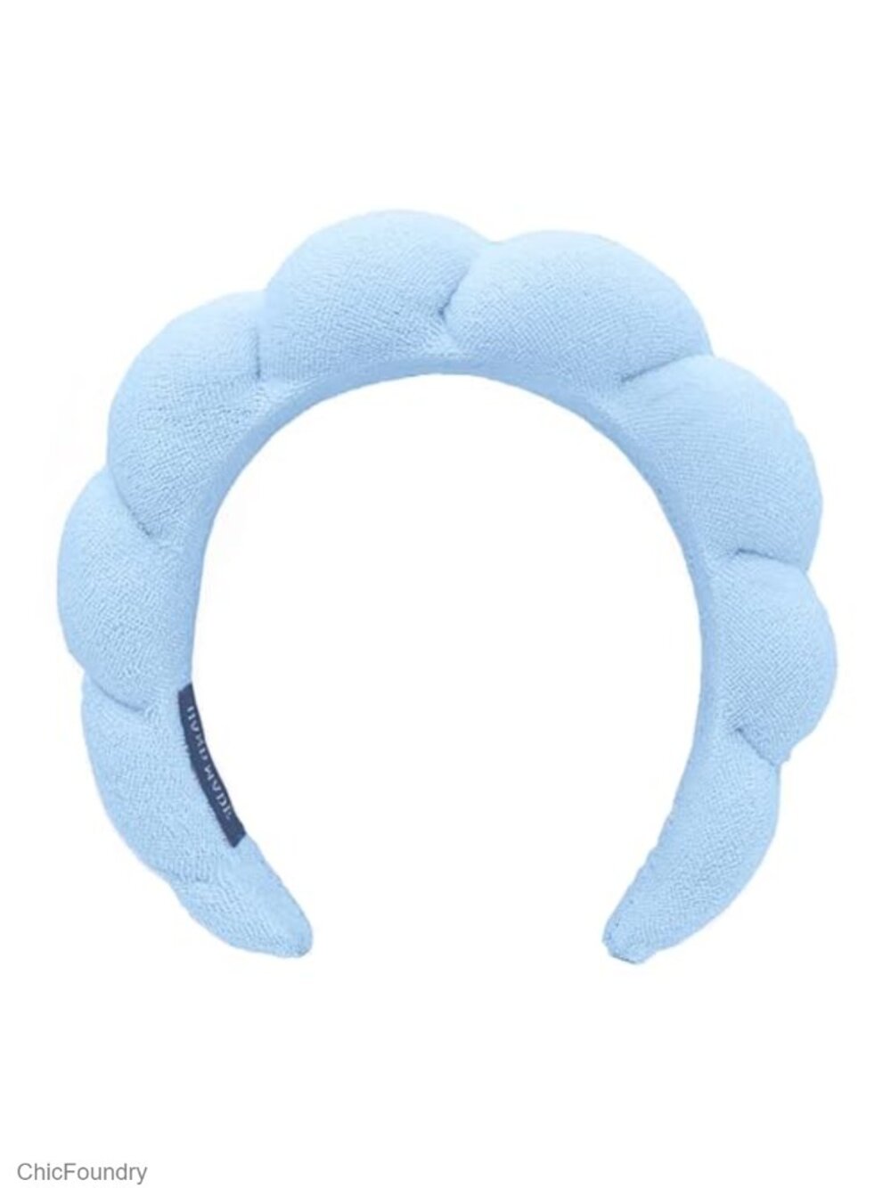 Puffy Sponge Terry Cloth Headband for Washing Face Makeup Spas